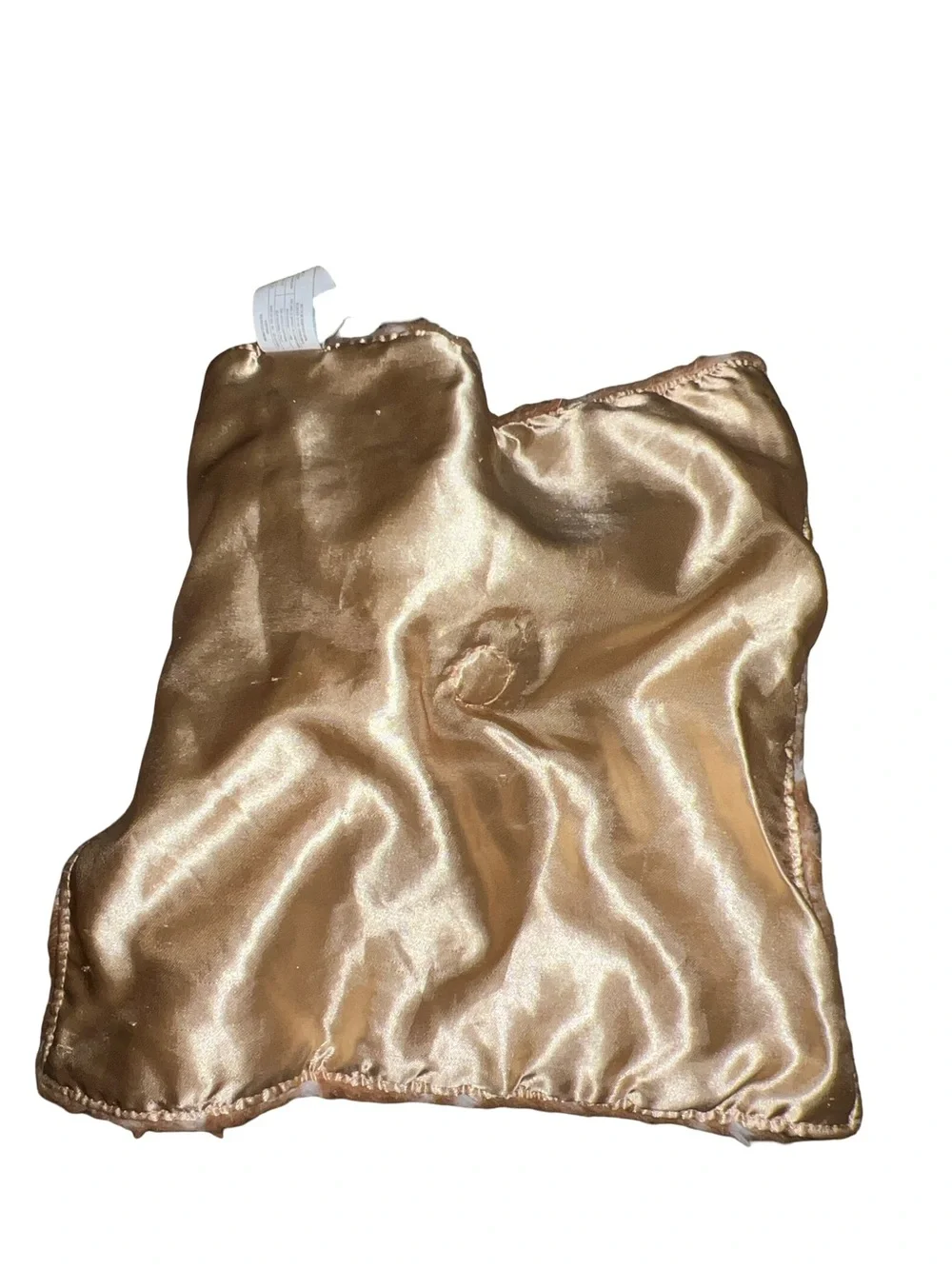 Mary Meyer Deer Fawn Lovey/ Security Blanket Plush Satin Brown White